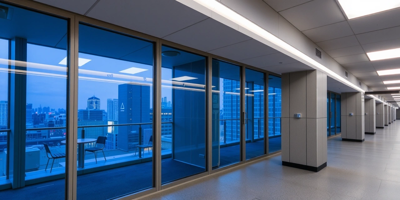 Modern corporate environment in Tokyo